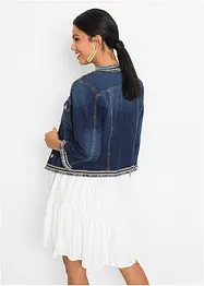 Veste en jean à franges, bonprix