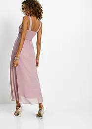 Robe longue brodée de sequins, bonprix