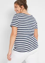 T-shirt à encolure bateau, bonprix