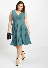 Robe avec décolleté en V, bonprix