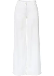 Pantalon palazzo en lin mélangé, bonprix