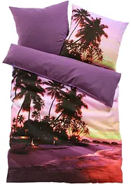 Parure de lit réversible motif plage, bonprix