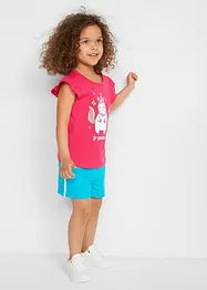 Lot de 2 T-shirts 100% coton, bonprix