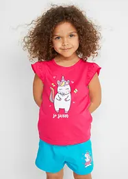 Lot de 2 T-shirts 100% coton, bonprix