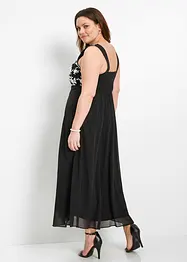 Robe en crêpe avec sequins brodés, bonprix