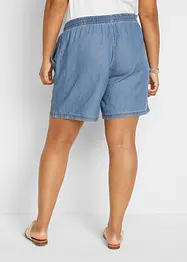 Short en denim léger avec taille confortable, extra large, bonprix