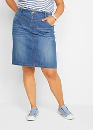 Jupe en jean stretch, bonprix