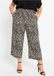 Jupe-culotte imprimée en viscose, bonprix