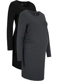 Lot de 2 robes de grossesse, bonprix