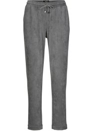 Pantalon taille extensible en synthétique imitation cuir velours, bpc selection premium