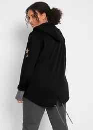 Veste sweat à capuche, manches longues, bonprix