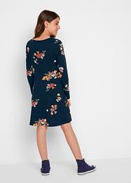 Robe fille à manches longues en jersey à fleurs, bpc bonprix collection