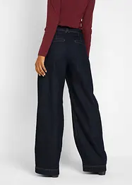 Jean large taille haute élastiquée, bonprix