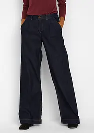 Jean large taille haute élastiquée, bonprix