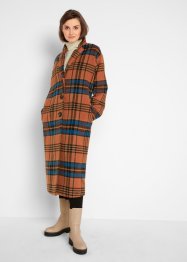 Manteau doublé en imitation laine, à carreaux, bpc bonprix collection