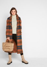 Manteau doublé en imitation laine, à carreaux, bpc bonprix collection