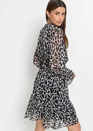 Robe en chiffon avec fond de robe, bonprix