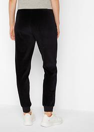 Pantalon de jogging en velours éponge, coupe ample, bpc bonprix collection