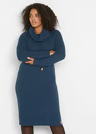 Robe en maille à col châle, bonprix