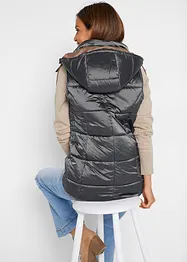 Gilet sans manches matelassé à capuche amovible, bonprix