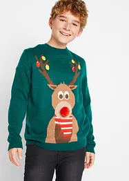 Pull de Noël garçon, bonprix