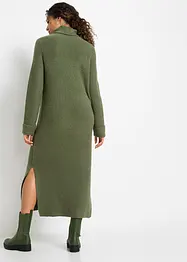 Robe en maille à col roulé, bonprix