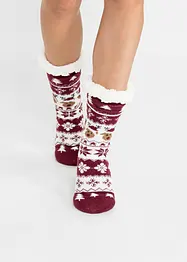 Chaussettes douillettes avec doublure peluche, bonprix