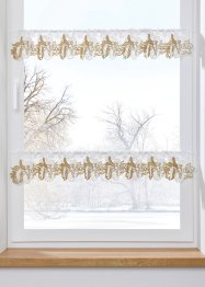 Brise-bise semi-transparent avec motif de Noël, bpc living bonprix collection