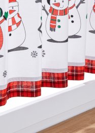 Brise-bise en coton bio avec imprimé Noël, bpc living bonprix collection