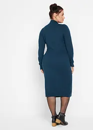 Robe en maille fine à col montant, bonprix