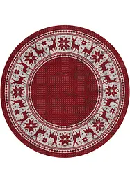 Tapis rond avec motif de Noël, bonprix