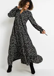 Robe longue imprimée en viscose, bonprix