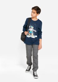 T-shirt manches longues garçon avec paillettes réversibles, bpc bonprix collection