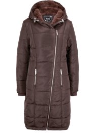 Manteau matelassé avec zip asymétrique, bpc bonprix collection