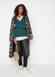 Gilet basique en maille fine avec patte de boutonnage, bpc bonprix collection