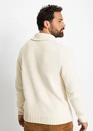 Pull col roulé à motif torsadé, bonprix