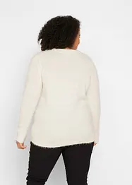 Pull de Noël manches longues et renne en paillettes, bonprix