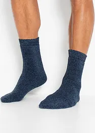 Lot de 5 paires de chaussettes thermo en éponge, bonprix