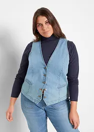 Gilet sans manches en jean, bonprix