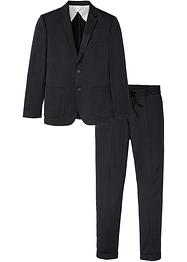 Costume 2 pièces avec taille confortable : veste et pantalon, bpc selection