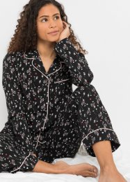 Pyjama avec patte de boutonnage, bpc bonprix collection
