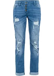 Jean Boyfriend Destroyed avec polyester recyclé, bonprix