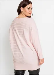 Pull côtelé oversize, bonprix