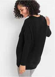 Pull côtelé oversize, bonprix