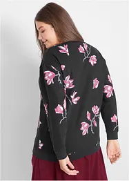 Sweat-shirt à imprimé floral, bonprix