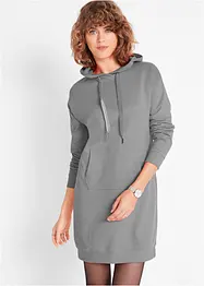 Robe sweat à capuche en coton, bonprix