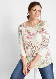 T-shirt à imprimé floral, bonprix