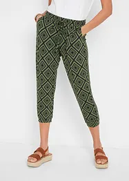 Pantalon 3/4 imprimé, bonprix