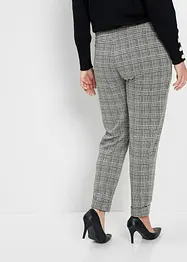 Pantalon taille extensible à carreaux Prince de Galles, bonprix