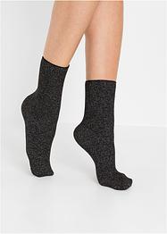 Lot de 4 paires de chaussettes thermo fil brillant, bpc bonprix collection